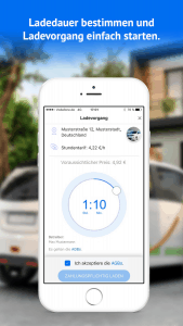 Ladestation finden, Zeit einstellen und aufladen