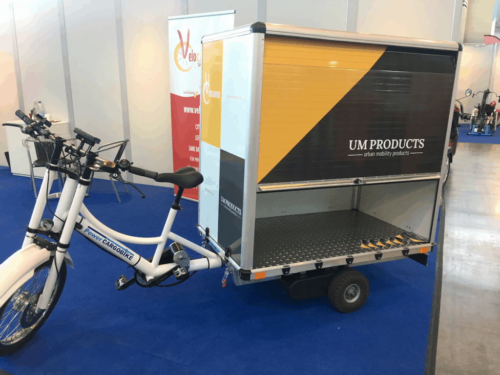 VeloCarrier auf der ams-i-mobility Messe in Stuttgart