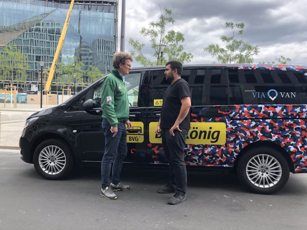 Das Joint Venture ViaVan von Daimler und dem amerikanischen Ride-Sharing Spezialisten Via