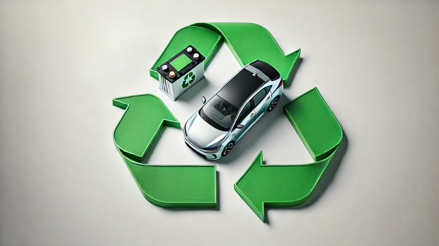 recycling von Elektroauto-Batterien