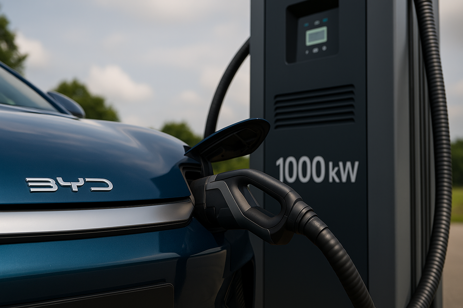 Laden mit 1.000kW Laden mit 1.000kW